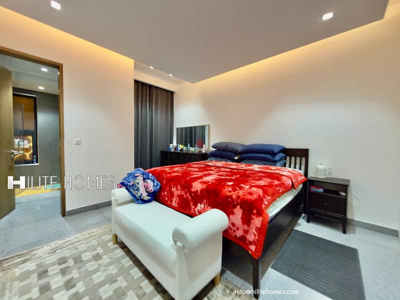 Modern three bedroom furnished apartment for rent in Sabha al Salem 2