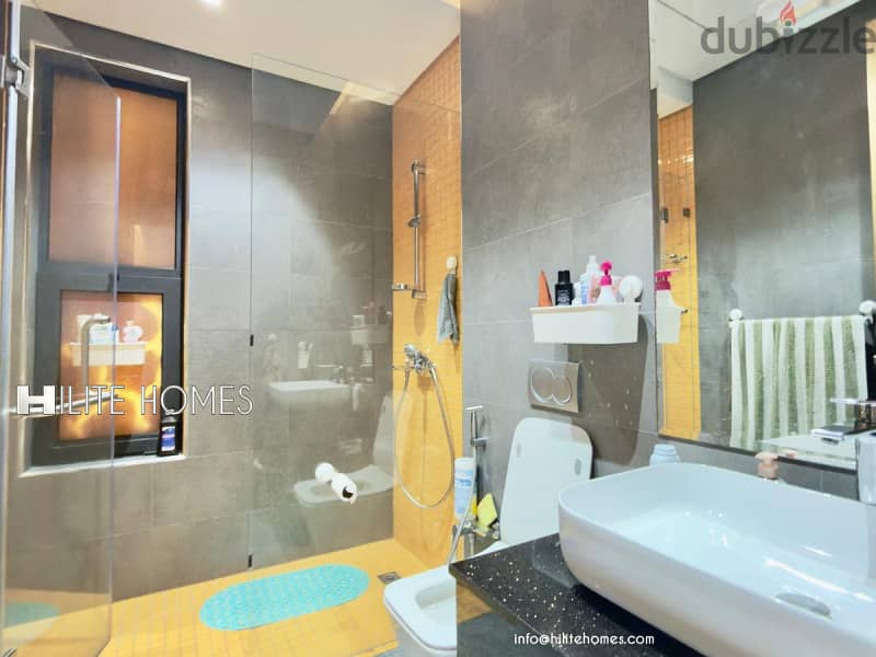 Modern three bedroom furnished apartment for rent in Sabha al Salem 3