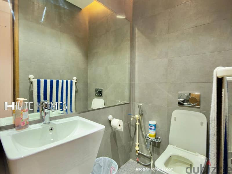 Modern three bedroom furnished apartment for rent in Sabha al Salem 10
