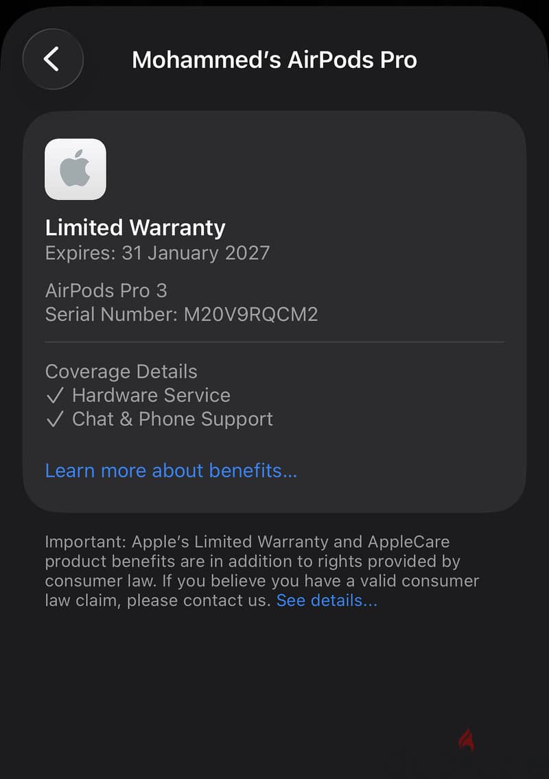 Apple AirPods Pro 3 brand new still under warranty  all accessories 8