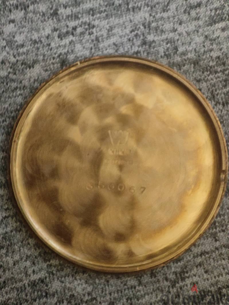 للبيع ساعة جيرارد ذهب خالص (⁦⁦Garrard⁩⁩) أصلية ونادرة إصدار عسكري خاص 6