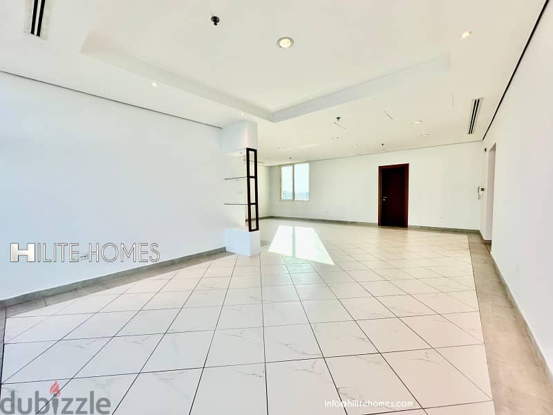 Three bedroom seaview apartment with balcony for rent in Mangaf 2