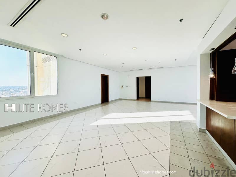 Three bedroom seaview apartment with balcony for rent in Mangaf 3
