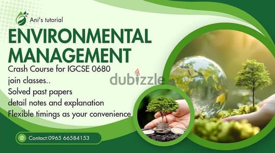 ENVIRONMENTAL MANAGEMENT 0680 IGCSE