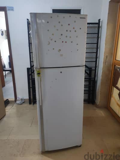 toshiba double door fridge