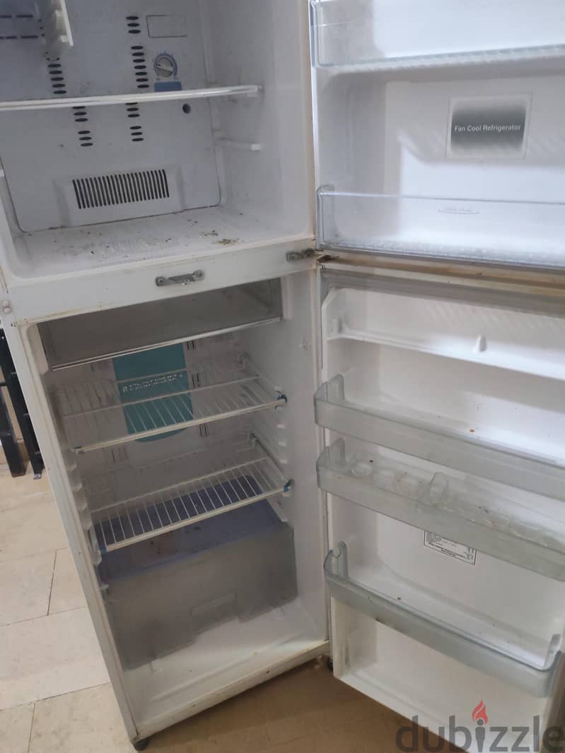 toshiba double door fridge 1