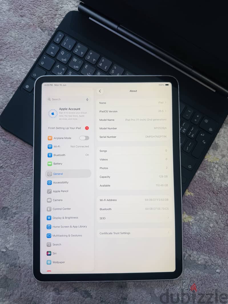 Ipad pro 2nd generation with Magic Keyboard 13