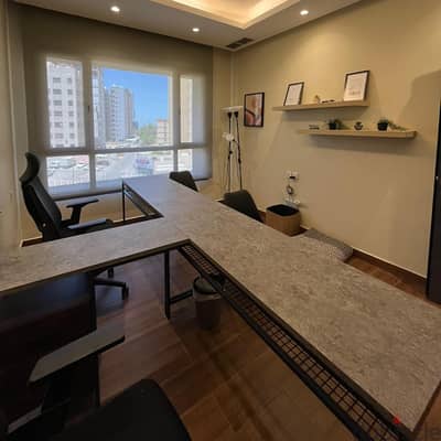 Furnished office without a license for rent in Bneid Al-Qar