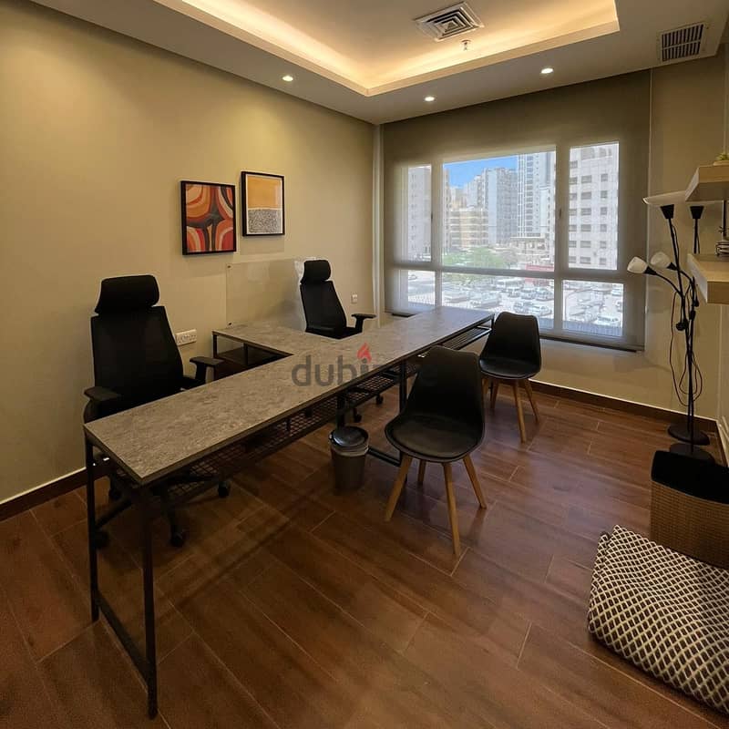 Furnished office without a license for rent in Bneid Al-Qar 1