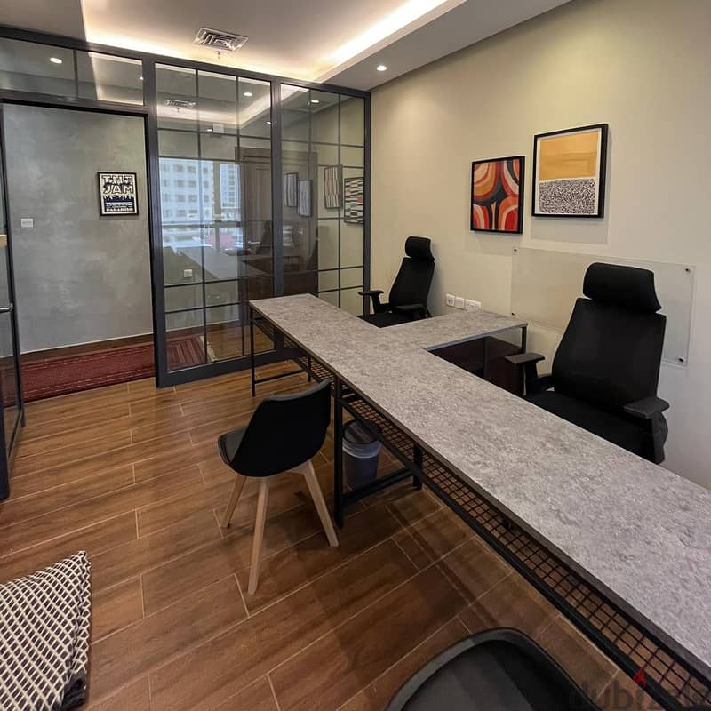Furnished office without a license for rent in Bneid Al-Qar 2