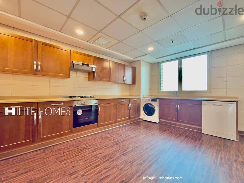 Three bedroom semi furnished apartment for rent, Bneid al qar 2