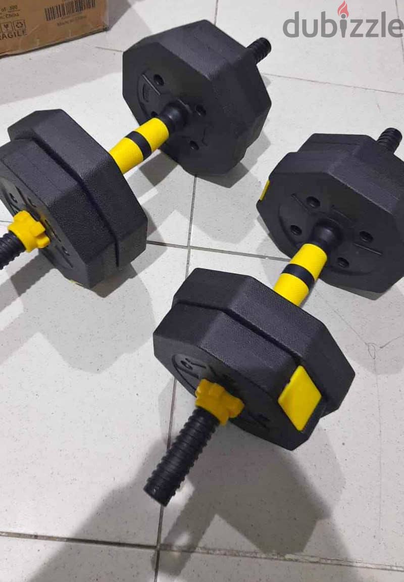 New dumbbell set 20 kg for 15 KD only best material and price 3