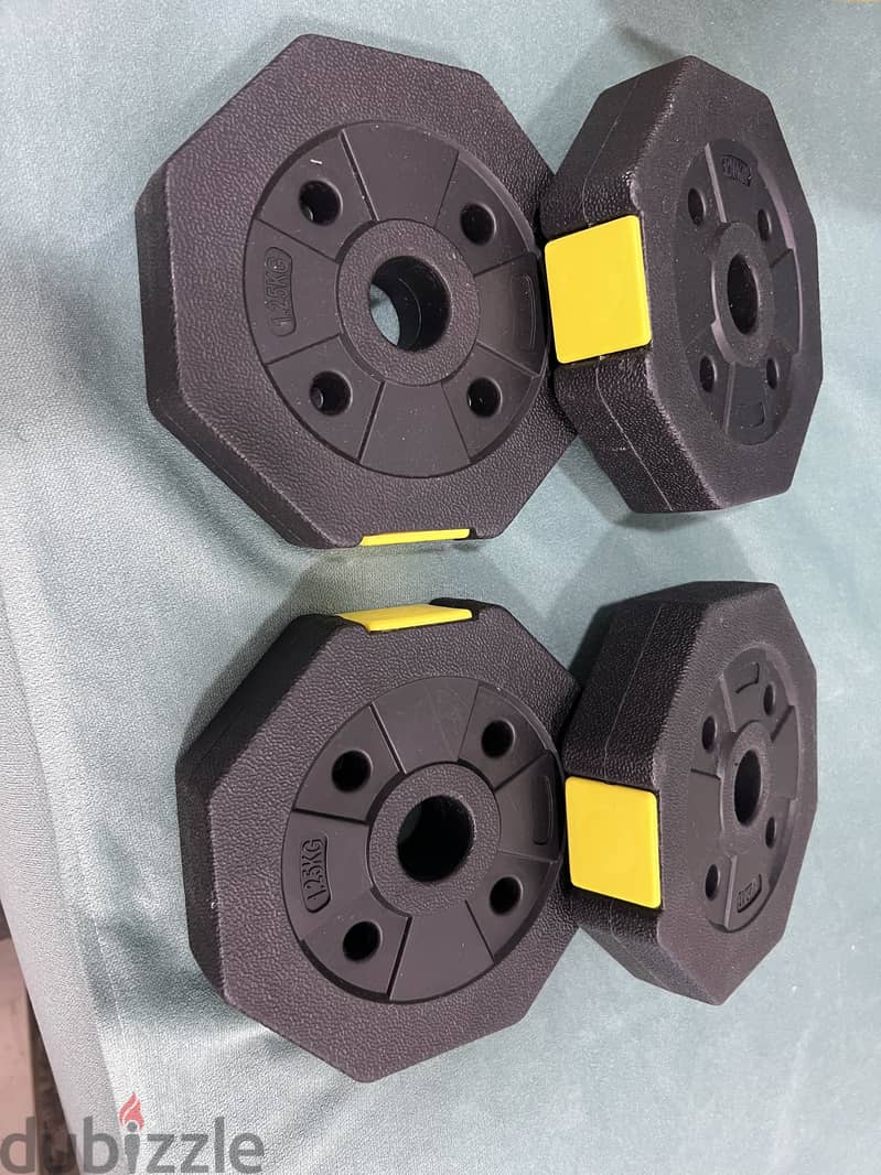 New dumbbell set 20 kg for 15 KD only best material and price 12
