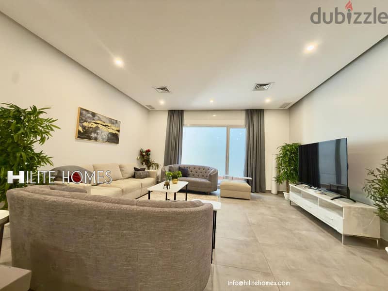 Spacious two bedroom furnished apartment in Al-Massayel 1