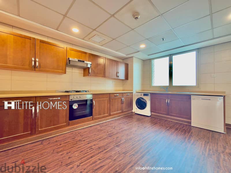 Three bedroom semi furnished apartment for rent, Bneid al qar 2