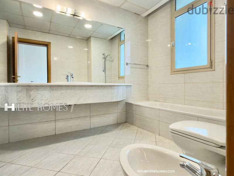 Three bedroom semi furnished apartment for rent, Bneid al qar 7
