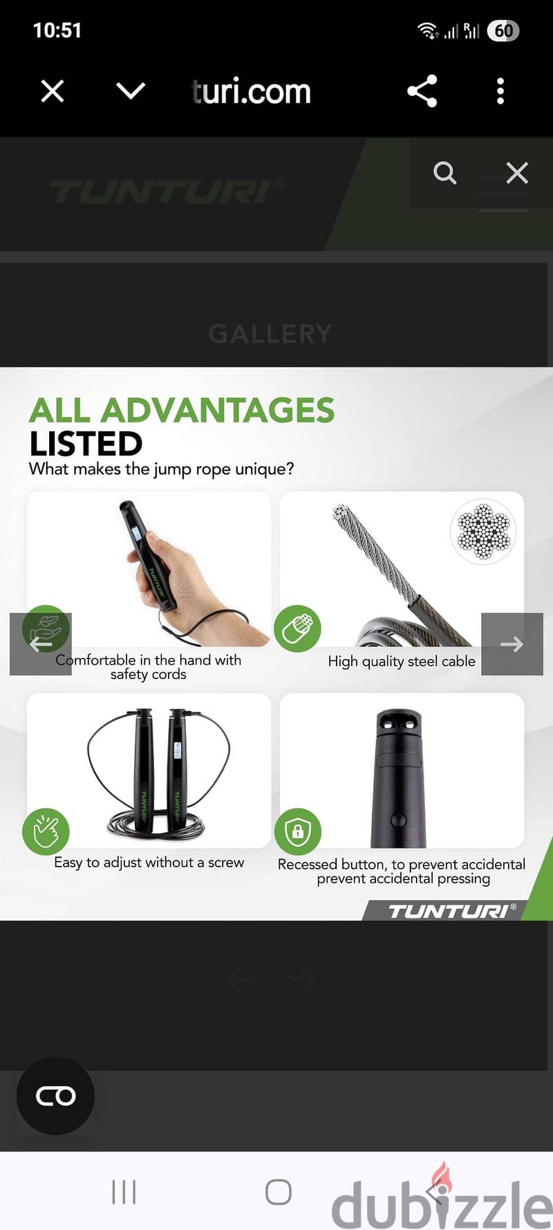 Tunturi Smart Jump Rope @ 2. KD. 60713907 1
