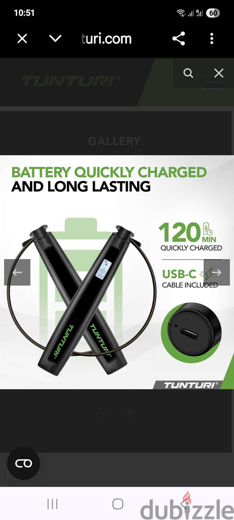Tunturi Smart Jump Rope @ 2. KD. 60713907 2