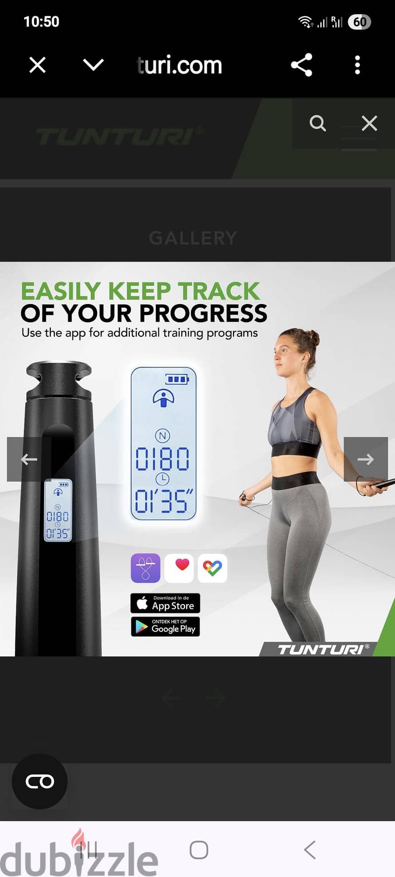 Tunturi Smart Jump Rope @ 2. KD. 60713907 5