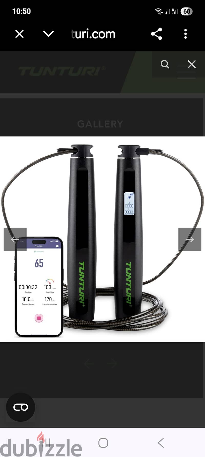 Tunturi Smart Jump Rope @ 2. KD. 60713907 6