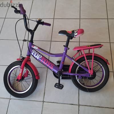 2 nos. Kids Cycle - 14" tires , Pink and Blue colours