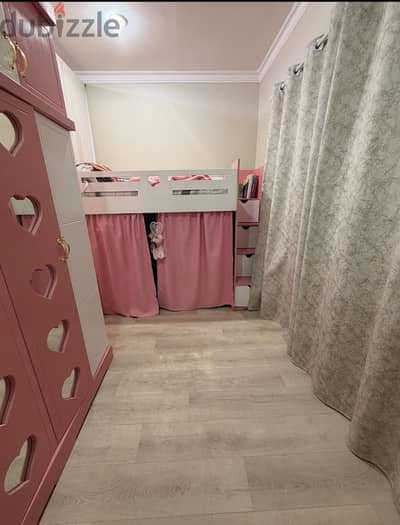 Girls bunkbed set
