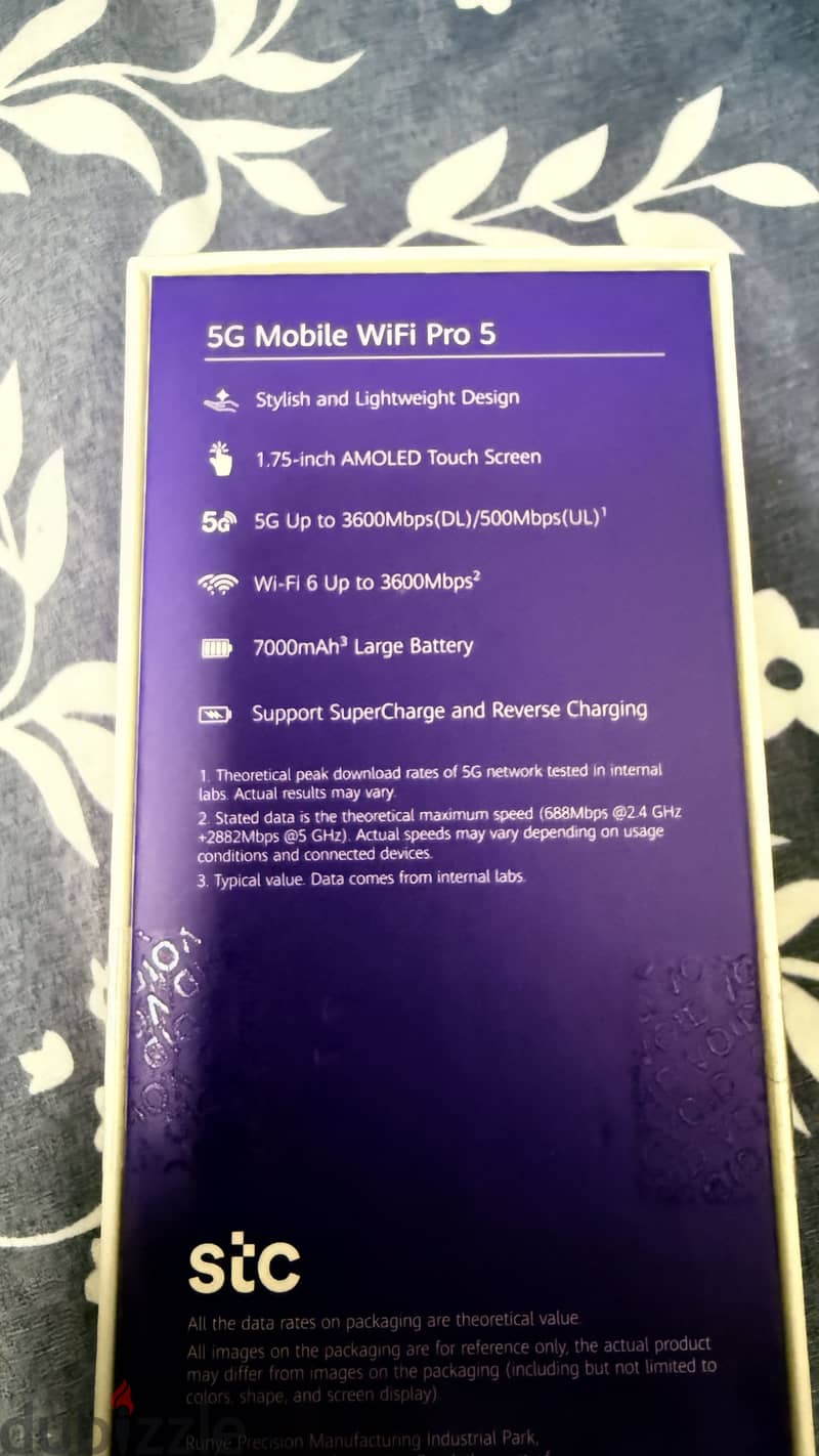 stc 5G Mobile WiFi Pro 5 – Massive 7000mAh Battery (Wi-Fi 6) 1