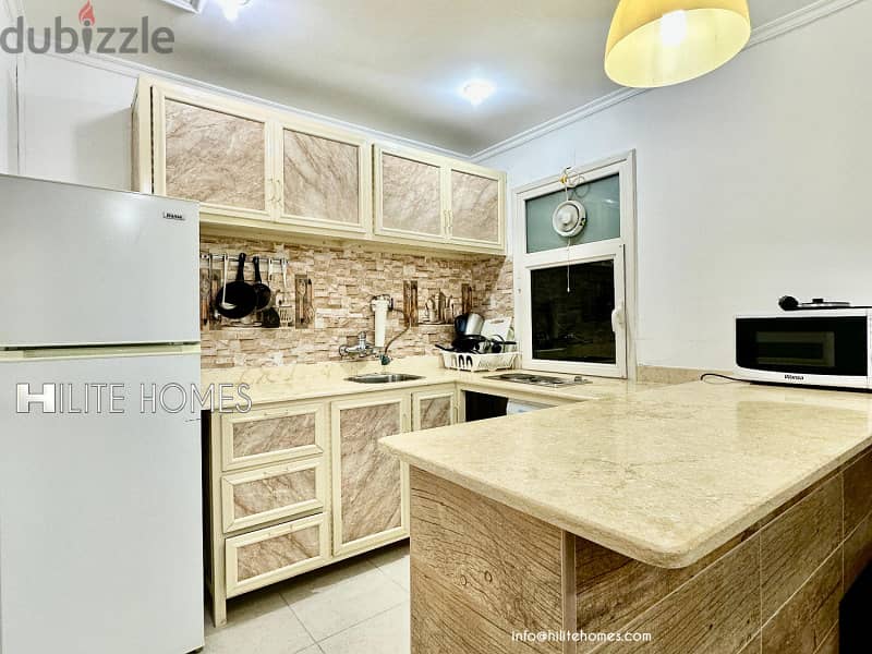 One bedroom fully furnished apartment for rent in salmiya 5