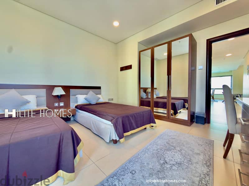 Two bedroom furnished apartment in Salmiya 9