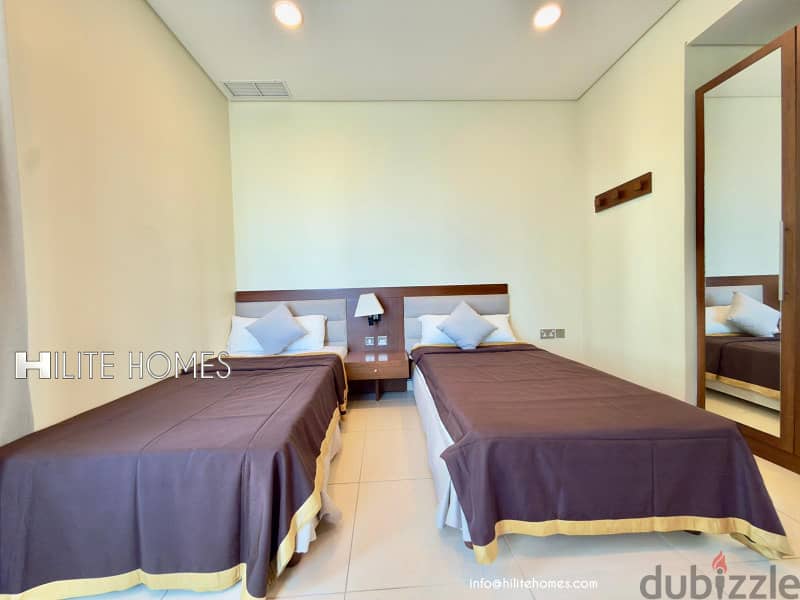 Two bedroom furnished apartment in Salmiya 9