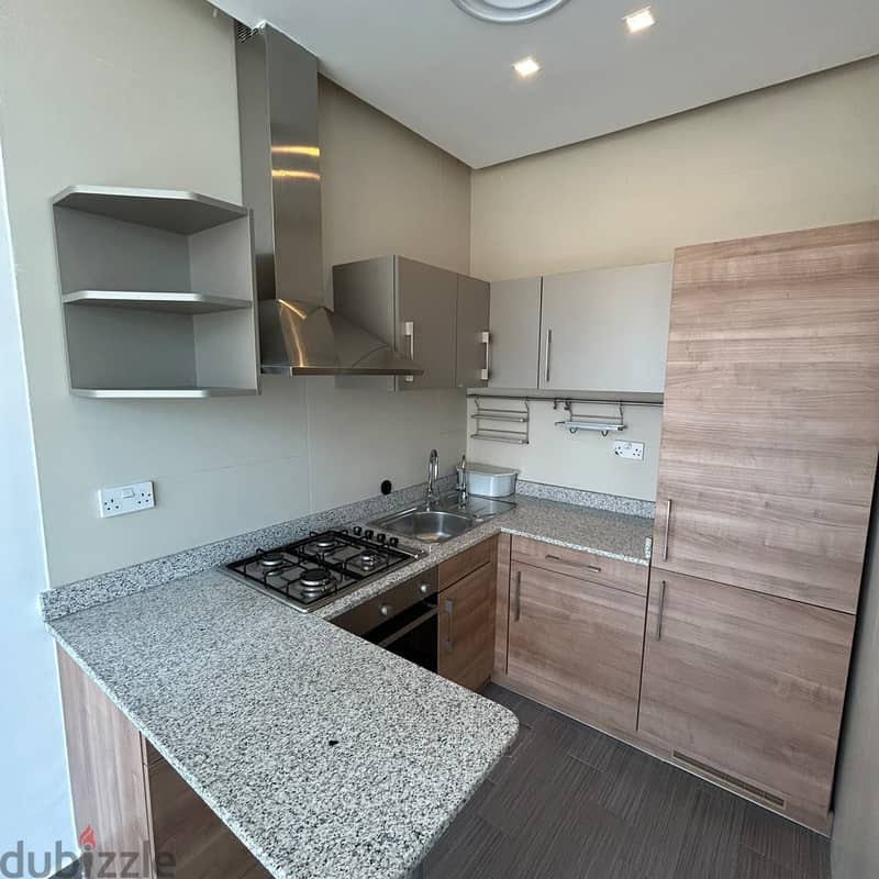 Semi-furnished apartment with a sea view for rent in Salmiya 3
