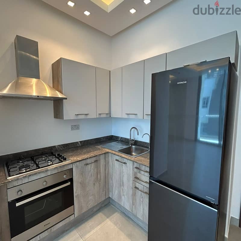 Semi-furnished apartment with a sea view for rent in Salmiya. 2
