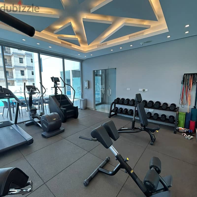 Semi-furnished apartment with a sea view for rent in Salmiya. 7