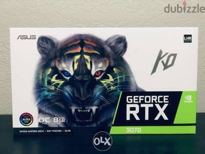 NEW ASUS KO GeForce RTX 3070 V2 8G OC LHR KO-RTX3070-O8G-V2-