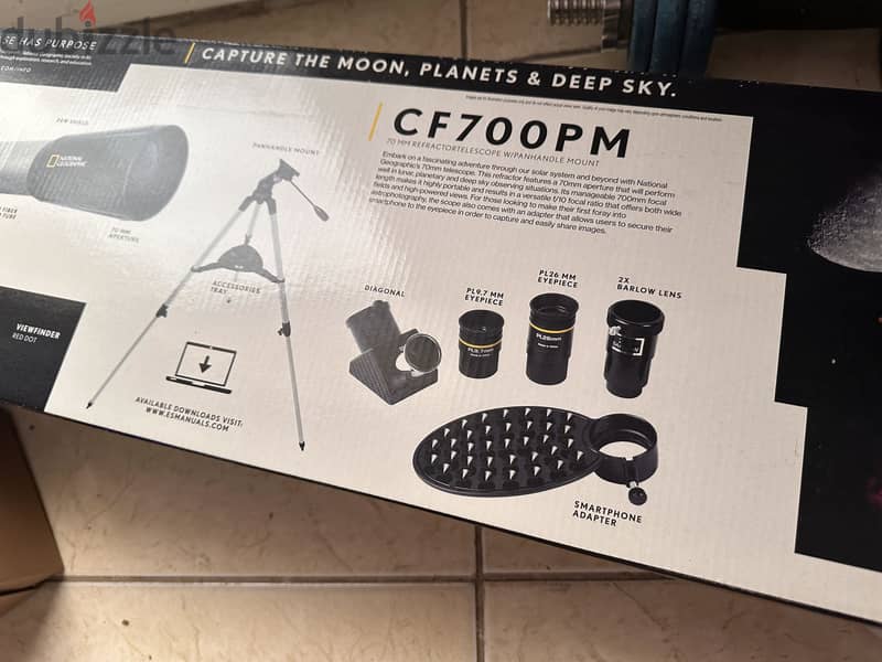 NATIONAL GEOGRAPHIC 70MM TELESCOPE WITH PHONE ADAPTER 1