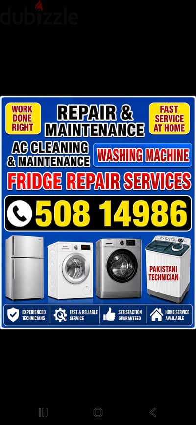Repair Washing machine Fridge Refrigerator Freezer