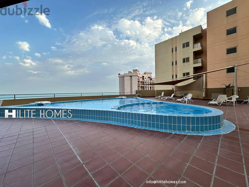 MODERN SEA VIEW 2 BEDROOM APARTMENT FOR RENT IN SALMIYA 7