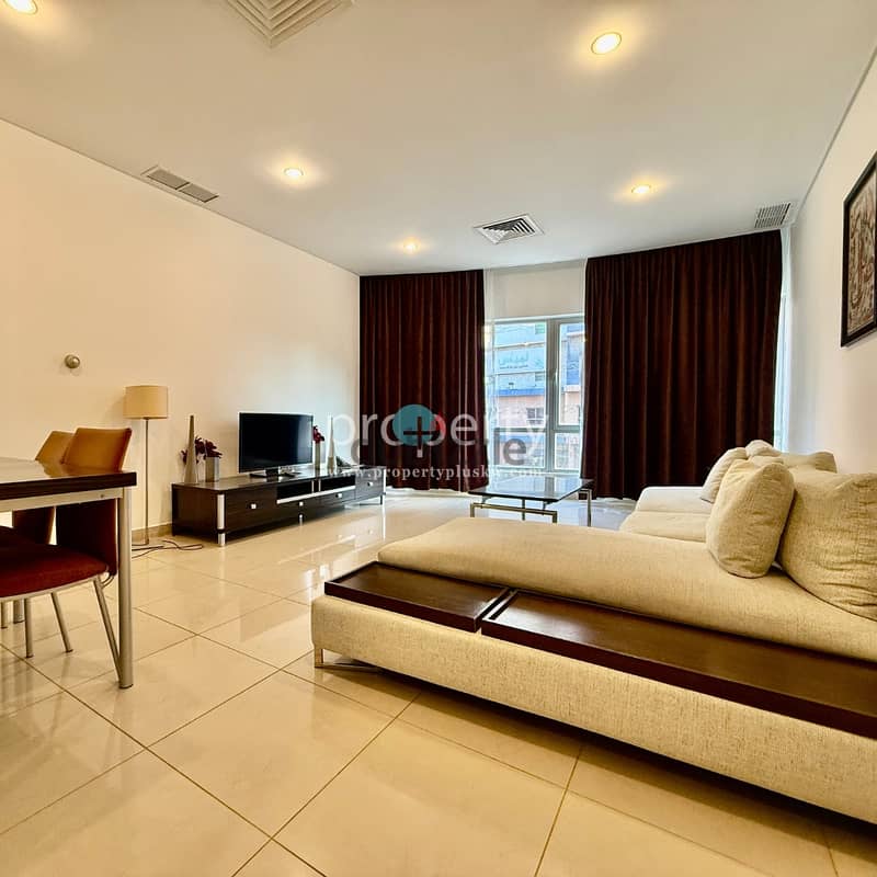 1 bedroom furnished apartment for rent in Salmiya 4
