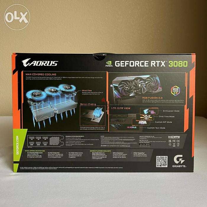 NEW GIGABYTE AORUS GeForce RTX 3080 MASTER 10GB GDDR6X 3