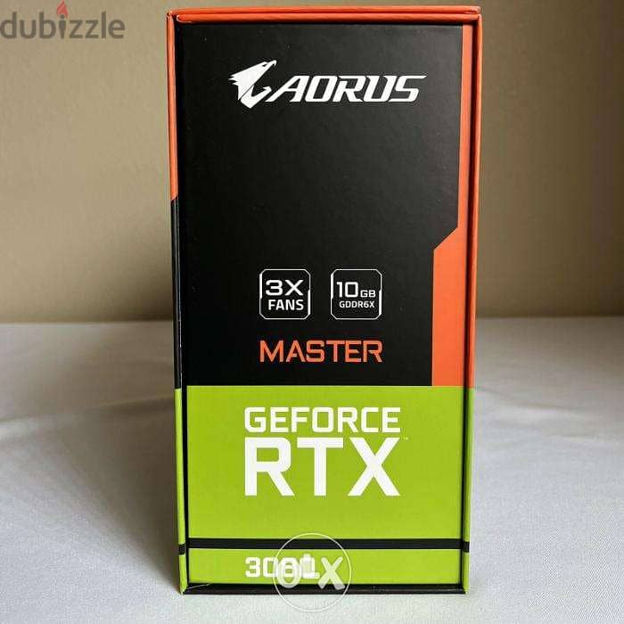 NEW GIGABYTE AORUS GeForce RTX 3080 MASTER 10GB GDDR6X 4