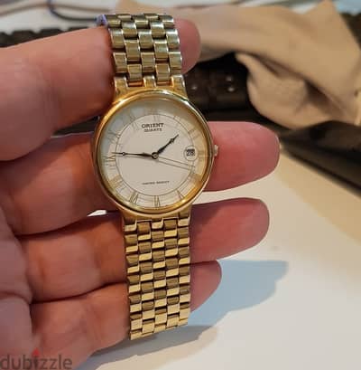 ORIENT VINTAGE Original Quartz Watch Water Resist Stainless steel