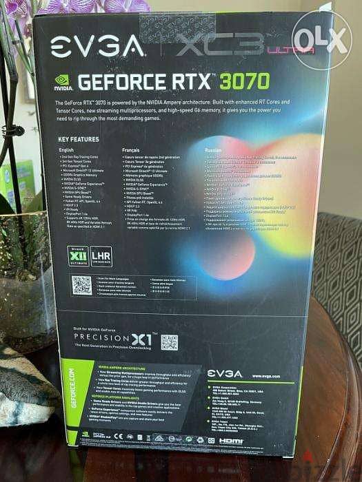 NEW EVGA NVIDIA GeForce RTX 3070 XC3 Ultra Gaming LHR 2