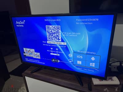 Wansa 32 inch led with chrome cast device new one
