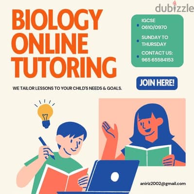online Biology tutor