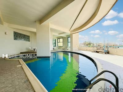 Furnished Sea view 2 bedroom apartment for rent in Salmiya