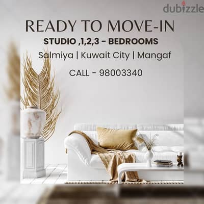 STUDIO AND 1 BEDROOM READY TO MOVE IN APARTMENTS