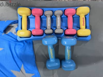 New rebook set dumbbell  all sizes brand original