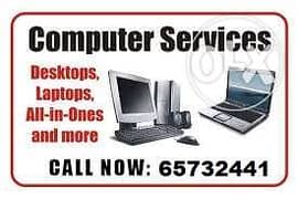 Computer Service & Repair available at door step Contact-65732441