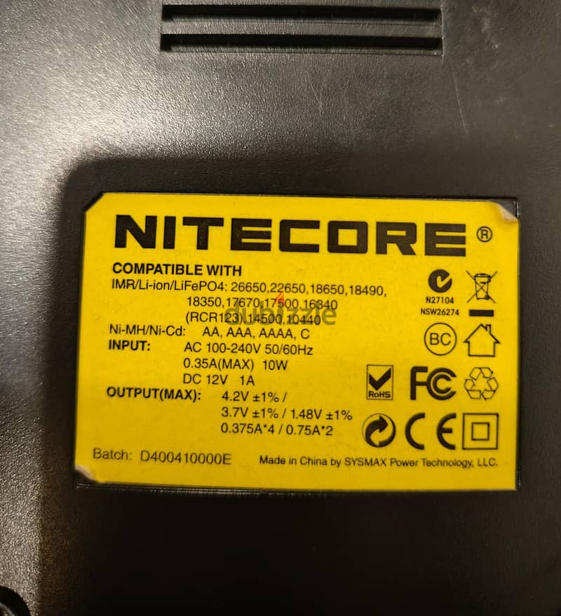 NITECORE Battery Charger 3