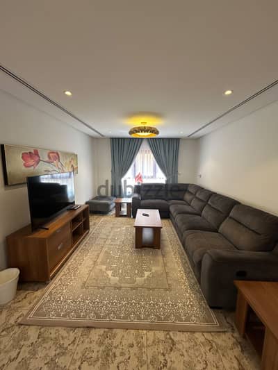 Fully furnished apartment with a rooftop terrace for rent in Al-Surra.